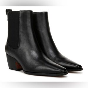 Franco Sarto Vianca Suede Bootie, Black 7.5